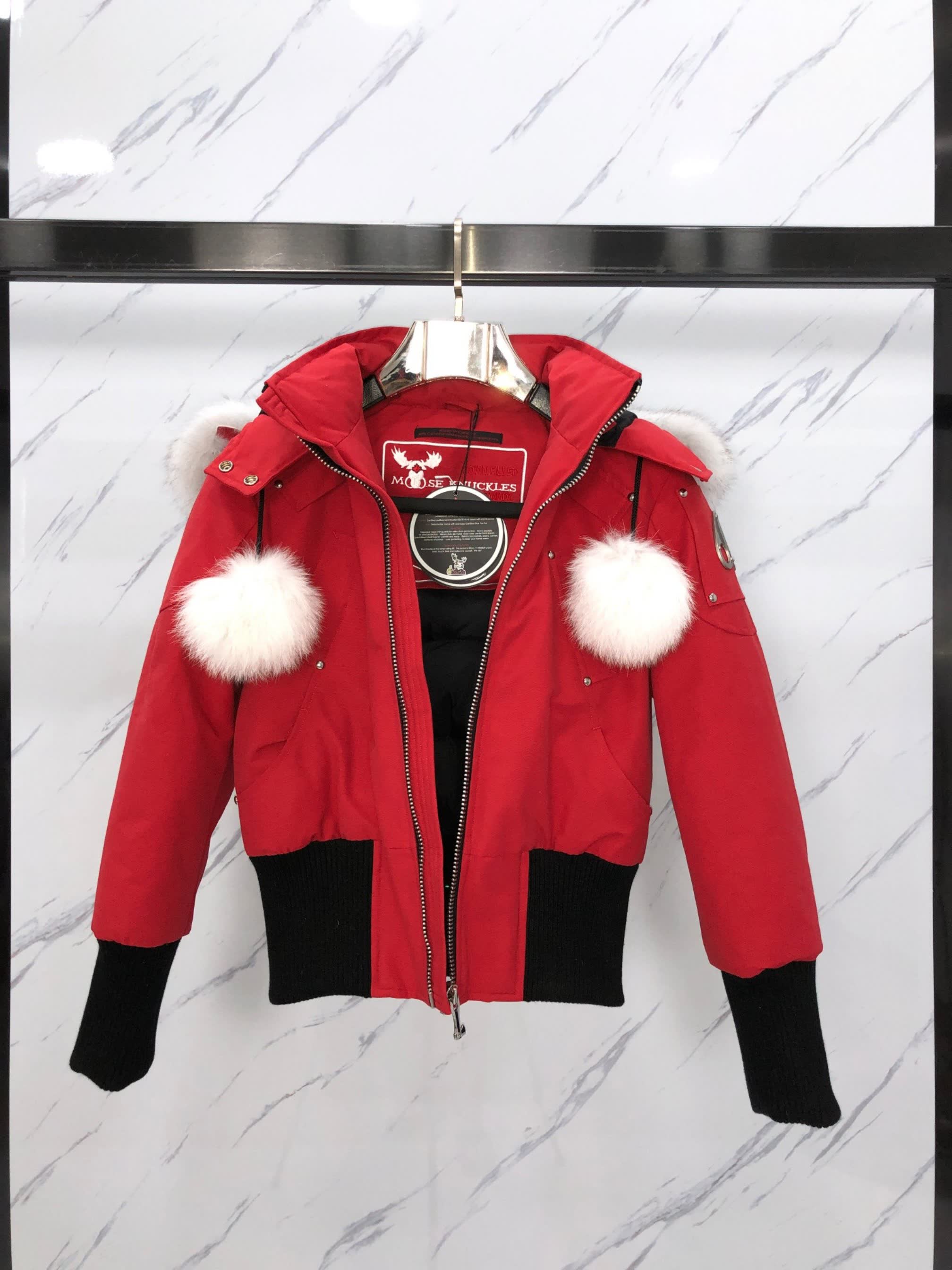 Moose Knuckles Fur-Trim Hooded Bomber Jacket Moose Knuckles Fur-Trim Hooded Bomber Jacket